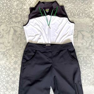 Woman’s golf outfit activewear